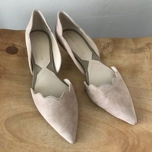 Blush Adrienne Vittadini d’orsay kitten Heels 5.5
